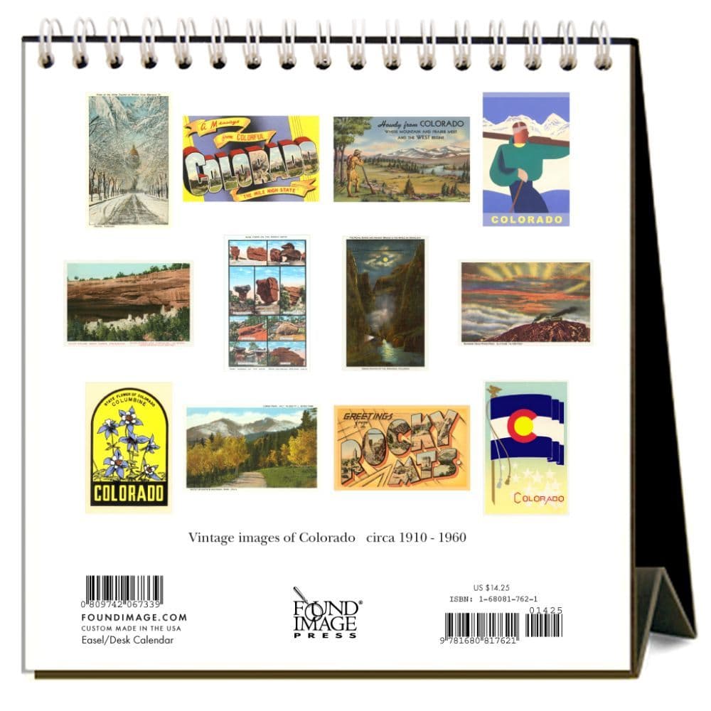 Colorado Nostalgic Easel Calendar Calendars com