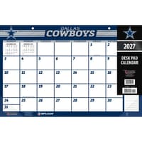 image NFL Dallas Cowboys Small 2027 Desk Pad