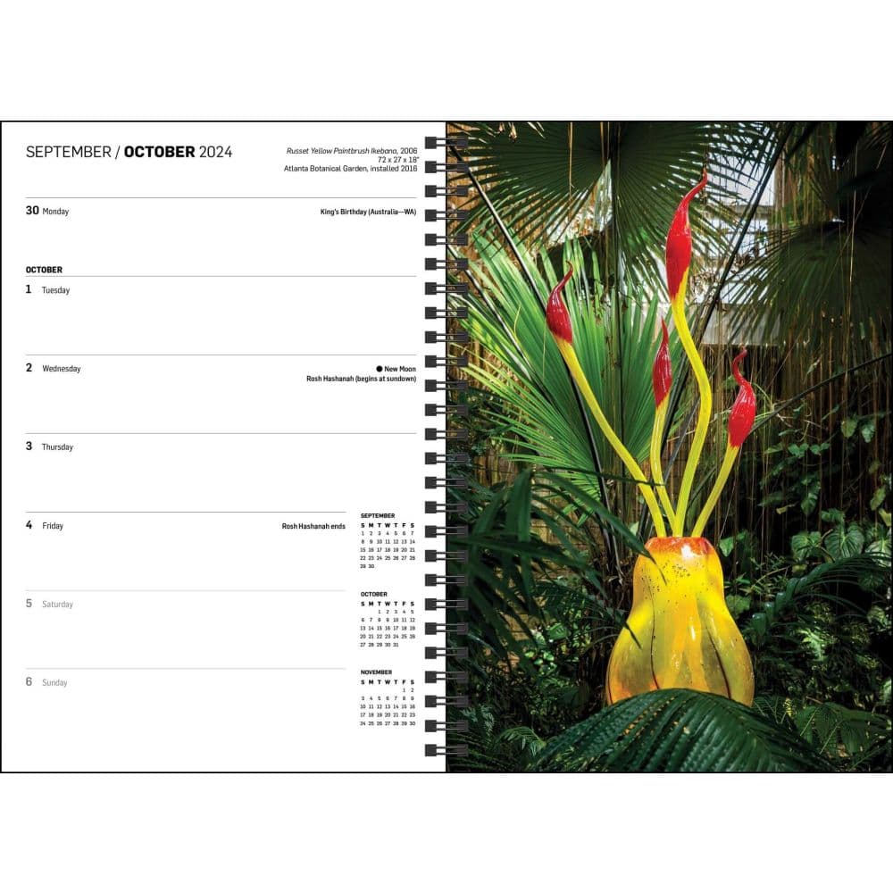 Chihuly 12 Month 2024 Weekly Planner Alt5