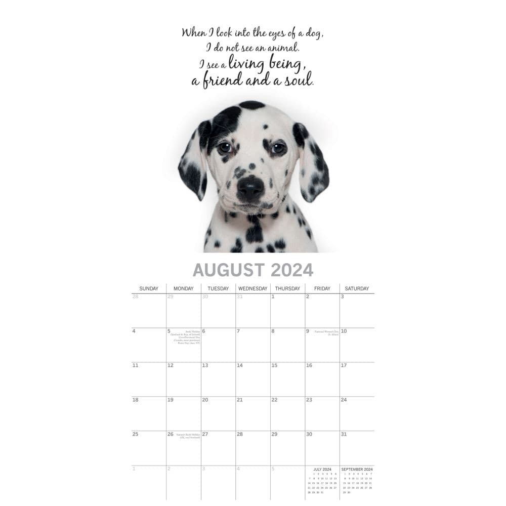 Adorable Dogs 2024 Wall Calendar Third Alternate Image width=&quot;1000&quot; height=&quot;1000&quot;
