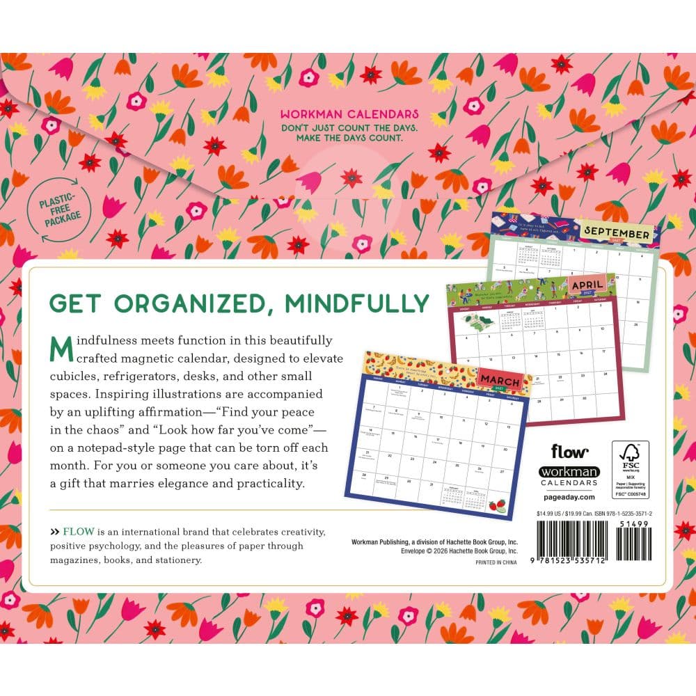 Go With the Flow A Magnetic Monthly 2027 Wall Calendar First Alternate Image