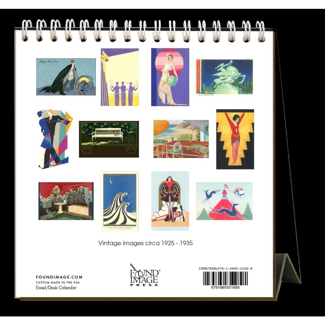 Art Deco 2024 Easel Desk Calendar - Calendars.com