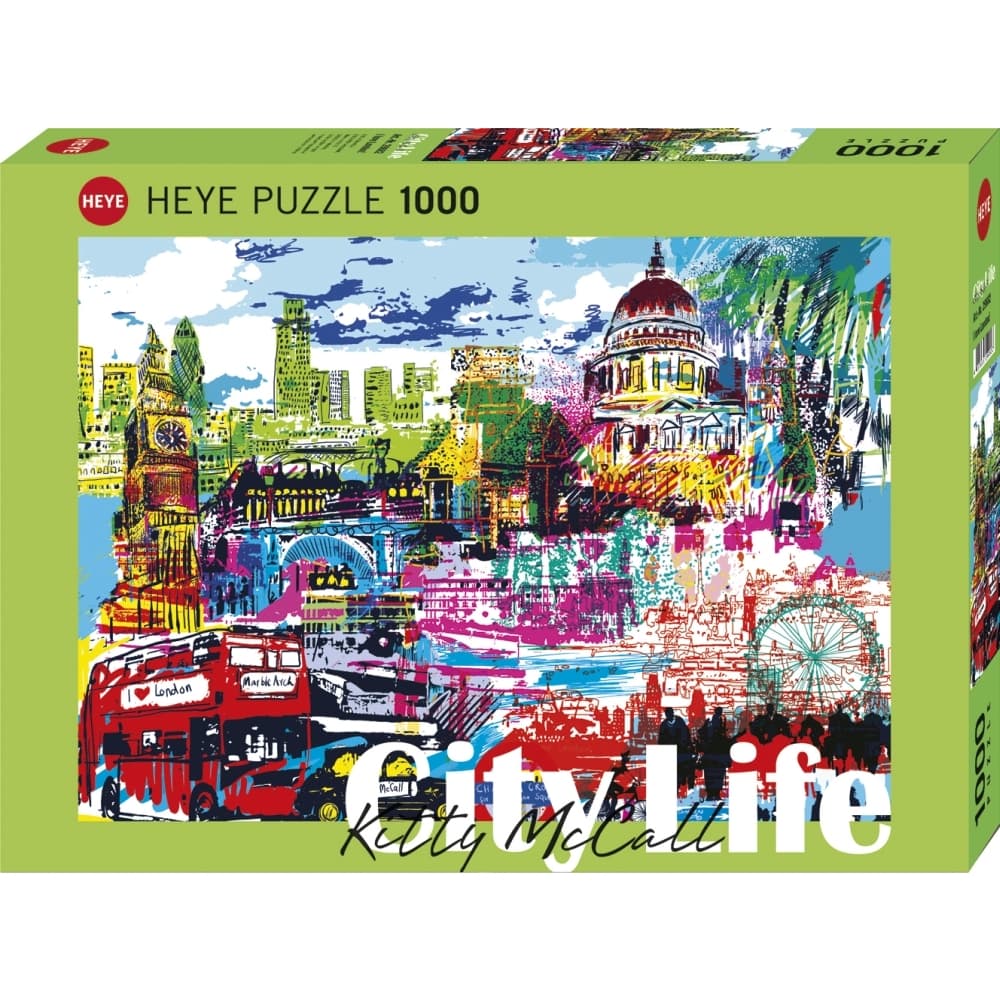 City Life I Love London! 1000 Piece Puzzle Main Image