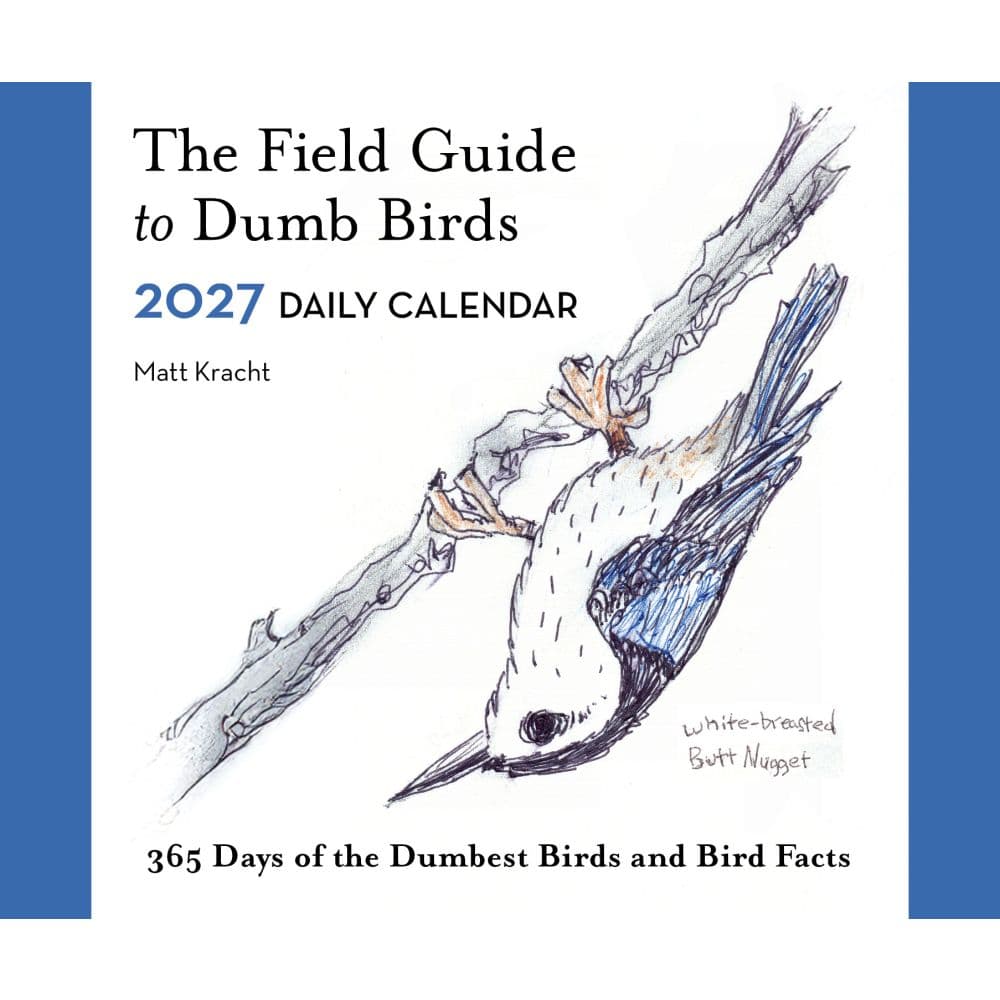 image Field Guide to Dumb Birds 2027 Desk Calendar Main Product Image