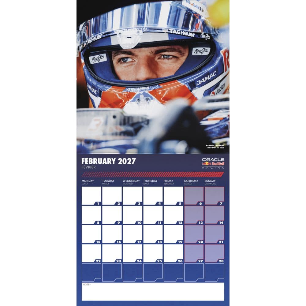 Oracle Red Bull Racing 2027 Wall Calendar Third  Alternate Image