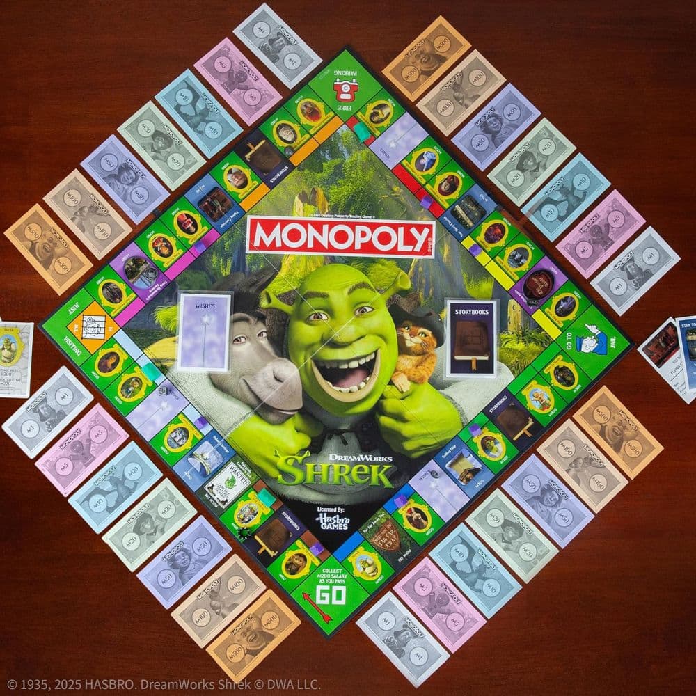 Monopoly Shrek Edition Board Game Third Alternate Image