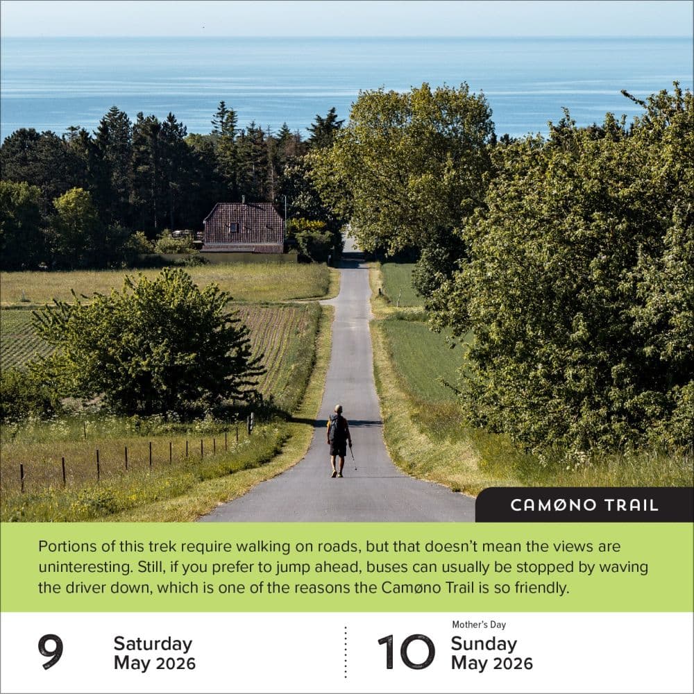 Walks of the World 2026 Desk Calendar First Alternate Image