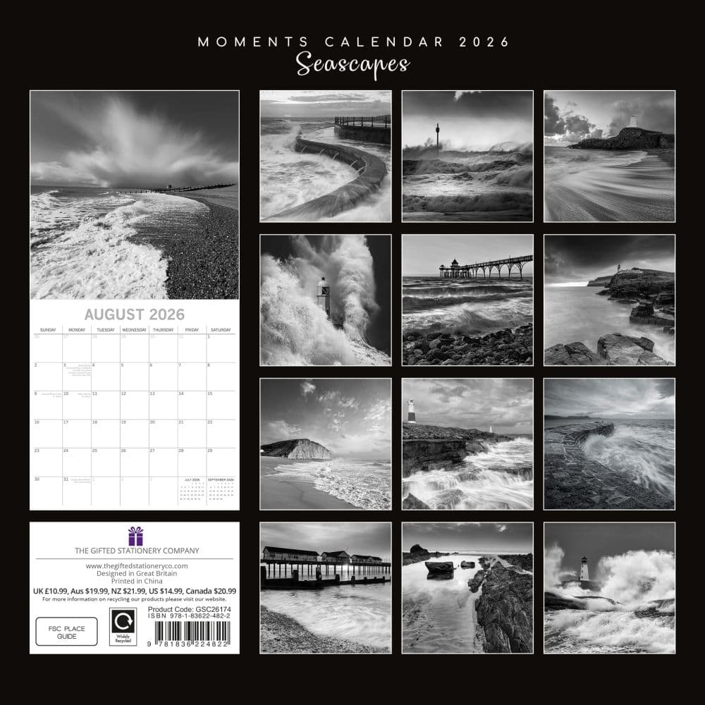 Seascapes 2026 Wall Calendar First Alternate Image