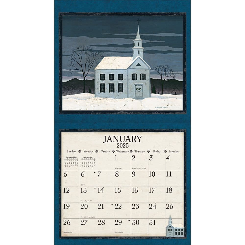 Warren Kimble 2025 Wall Calendar Second Alternate Image width=&quot;1000&quot; height=&quot;1000&quot;