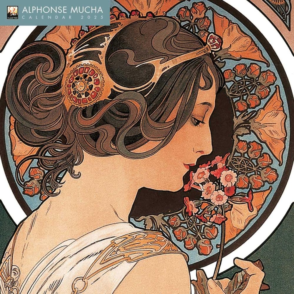 Mucha 2025 Wall Calendar Main Image