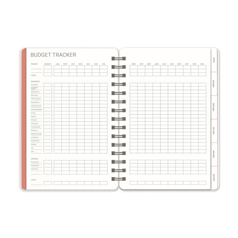 Coral Pink Agatha 2026 Planner Third Alternate Image