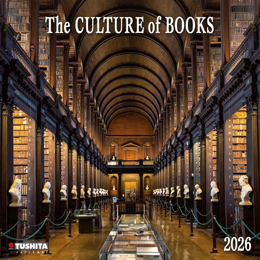 Culture Of Books 2026 Wall Calendar Main Image