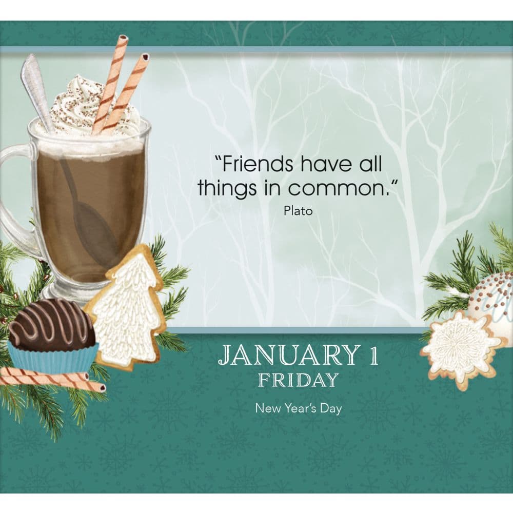 For A Dear Friend 2027 Mini Desk Calendar by Lori Siebert Second Alternate Image