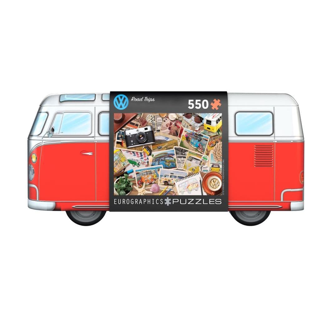 VW Bus Tin Road Trips 550pc Puzzle Alternate Image 1