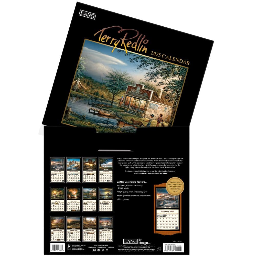 Terry Redlin 2025 Wall Calendar  Alt2