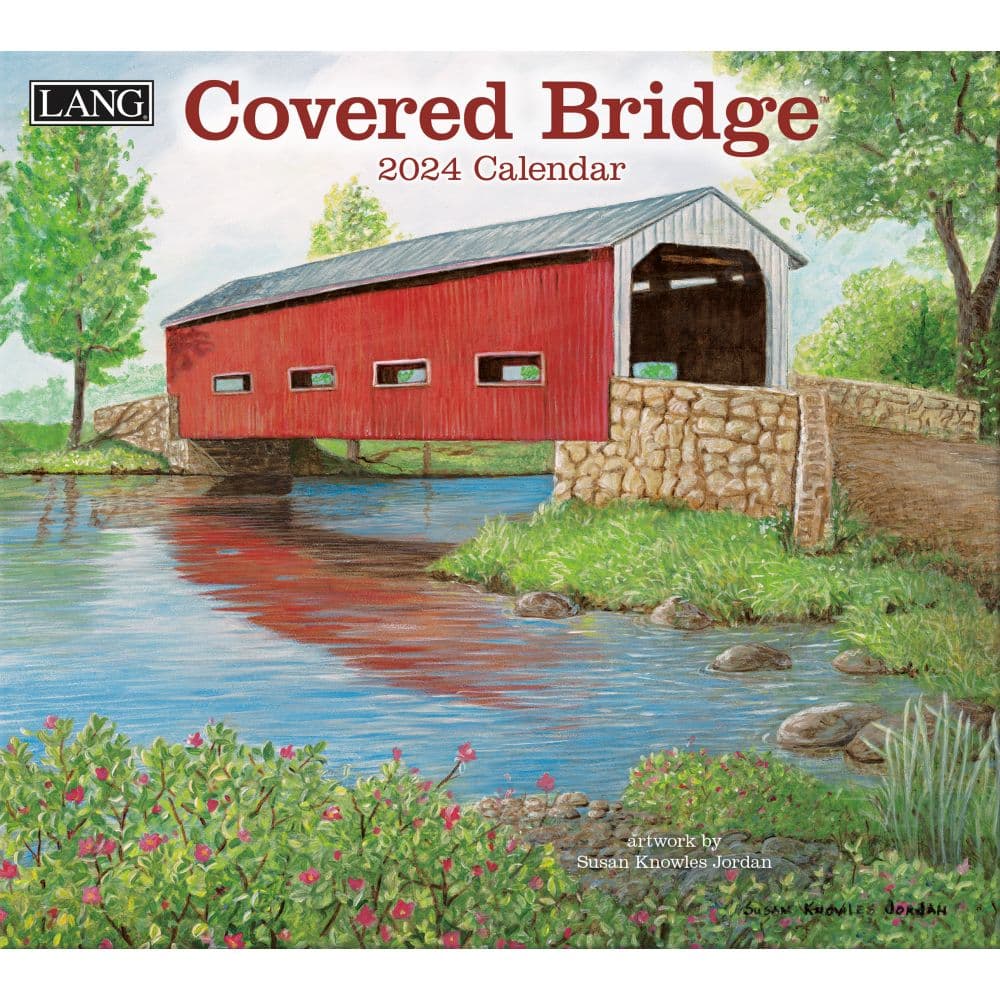 Covered Bridge 2024 Wall Calendar Main Image