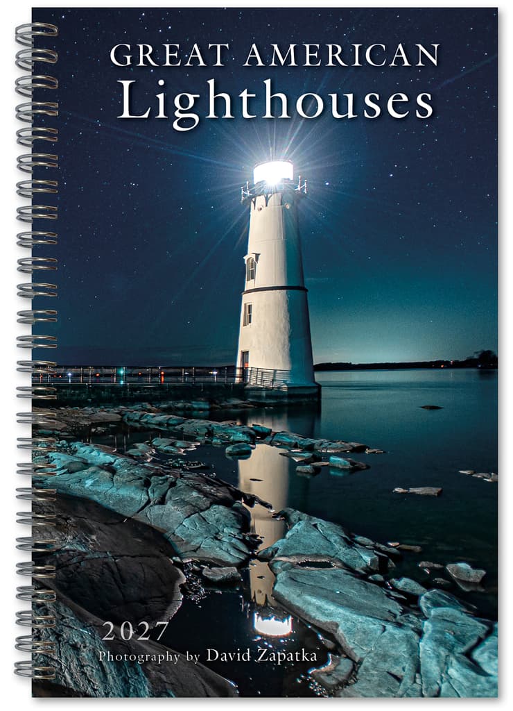 Great American Lighthouses 2027 Weekly Planner Main Product Image