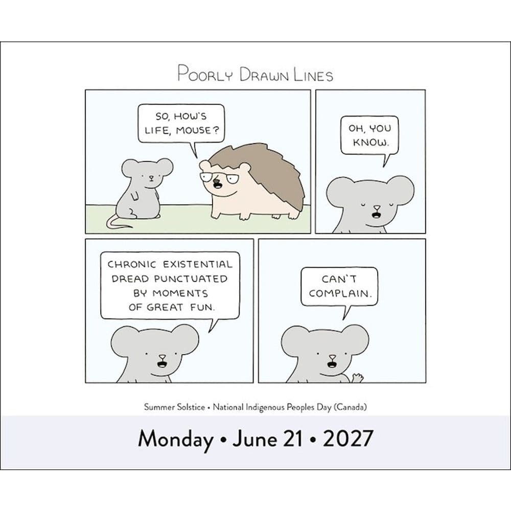 Poorly Drawn Lines 2027 Desk Calendar Third Alternate Image