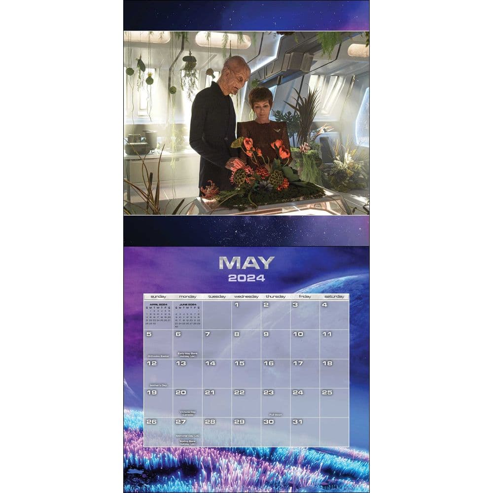 Star Trek Discovery 2024 Wall Calendar May