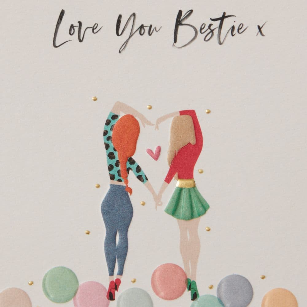 Love You Bestie Girls Birthday Card Fifth Alternate Image width=&quot;1000&quot; height=&quot;1000&quot;
