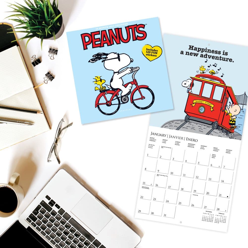 Peanuts 2023 Mini Wall Calendar - Calendars.com