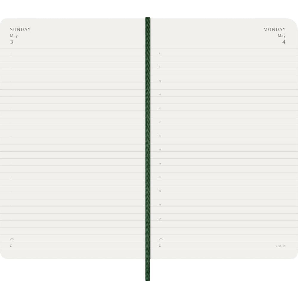 Moleskine Soft Cover Large Myrtle 2026 Daily Planner First Alternate Image