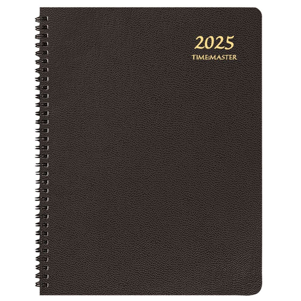 Black TimeMaster Large 2025 Planner Main Product Image