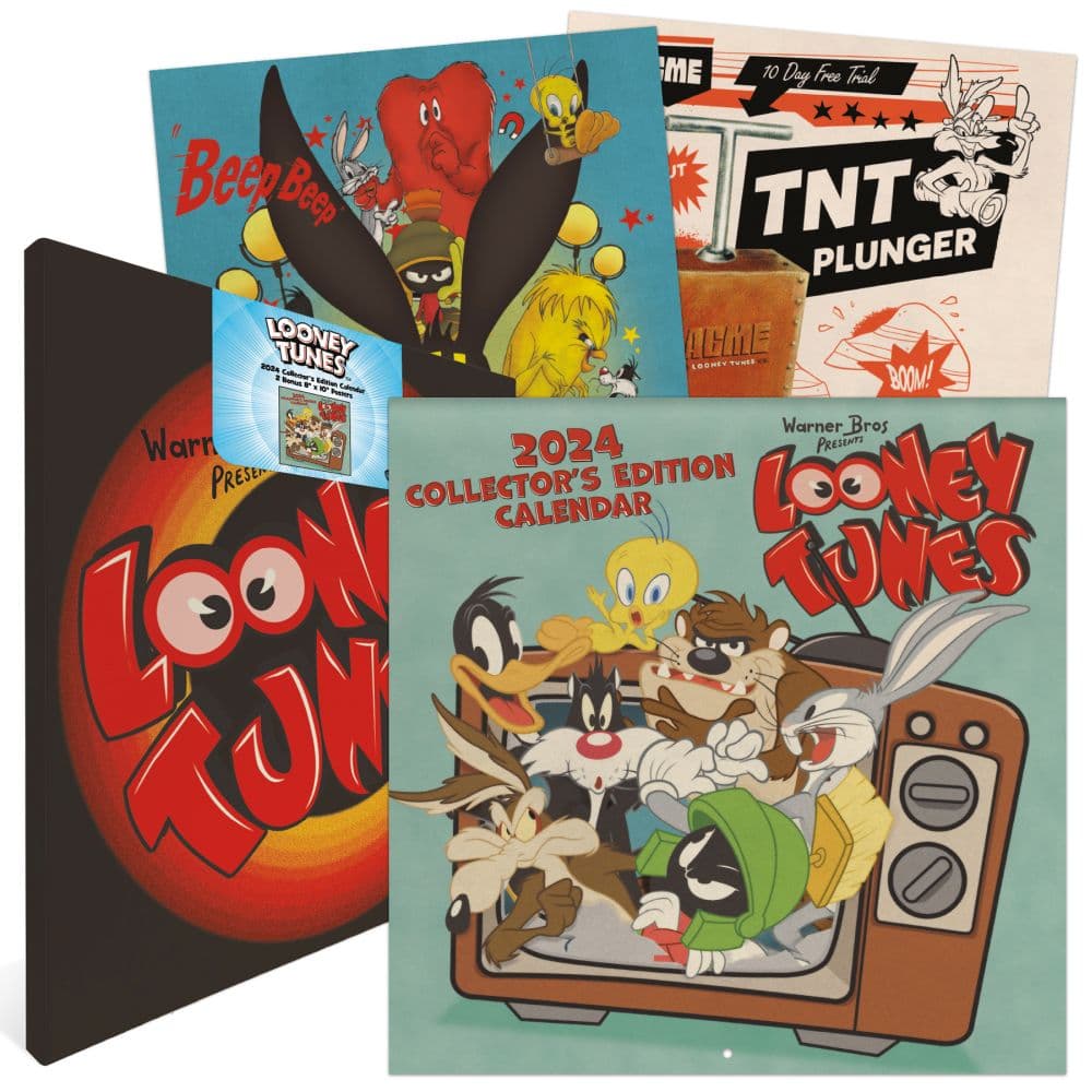 Looney Tunes Collectors Edition 2024 Wall Calendar - Calendars.com