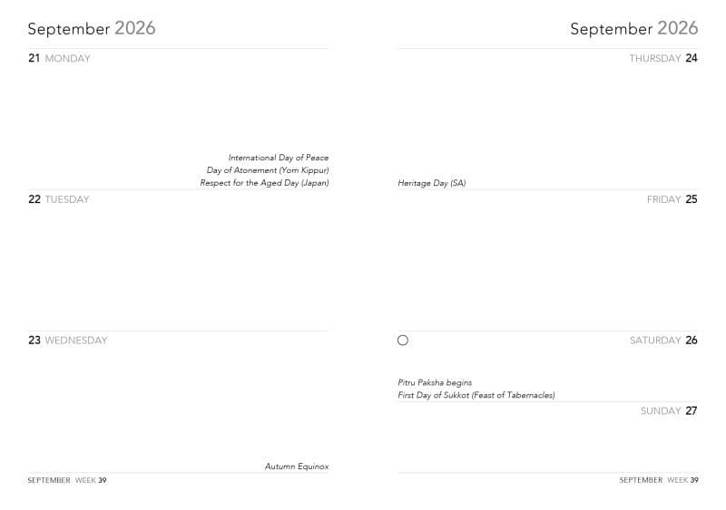 Black Guitar 2026 Planner Second Alternate Image