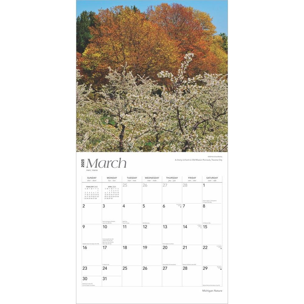 Michigan Nature 2025 Wall Calendar Second Alternate Image width=&quot;1000&quot; height=&quot;1000&quot;