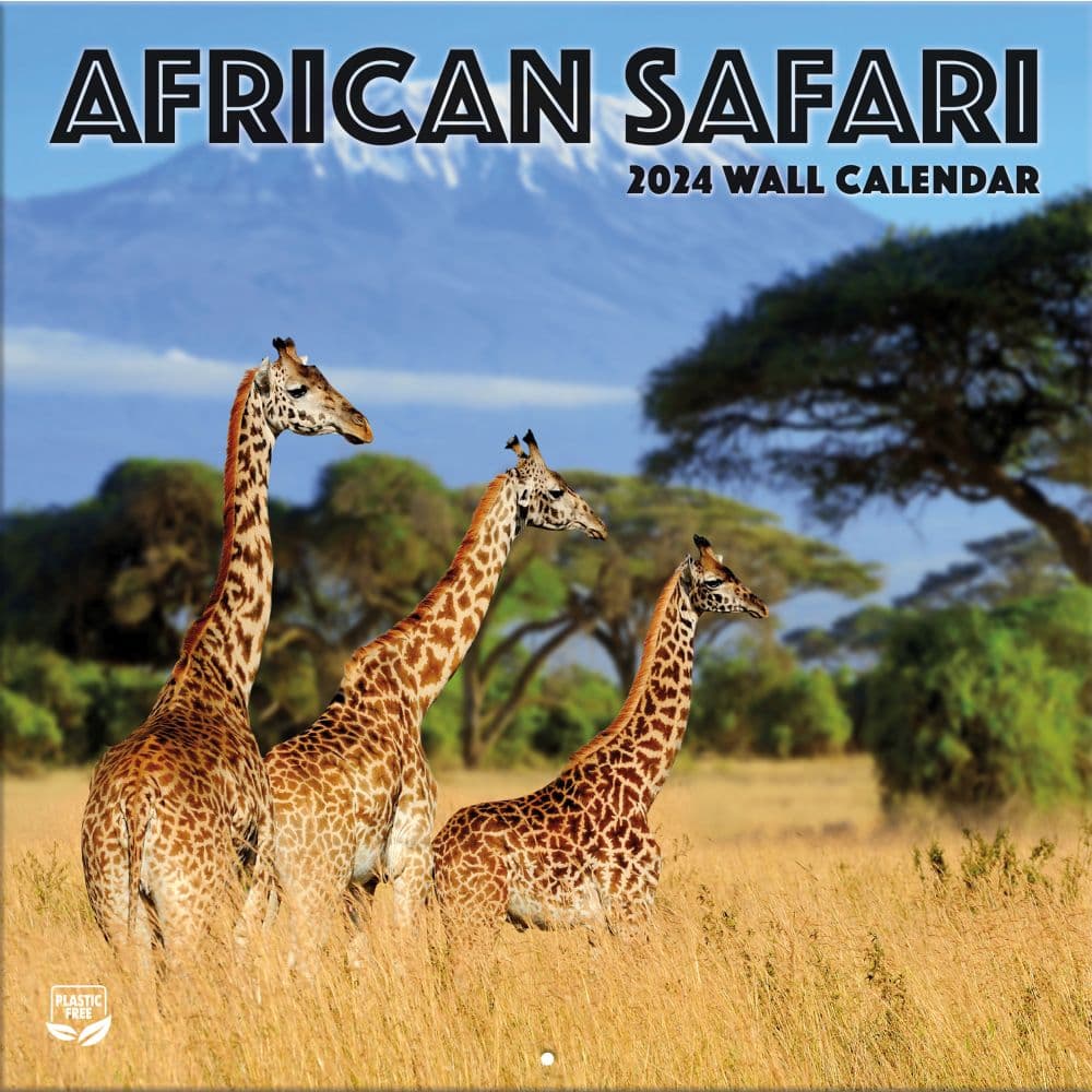 African Safari 2024 Wall Calendar Main Image
