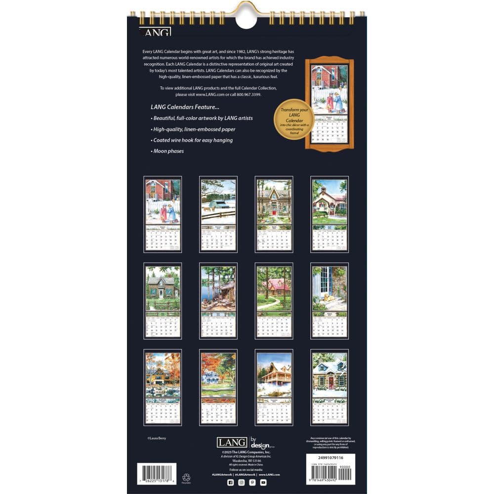 Country Vertical 2024 Wall Calendar