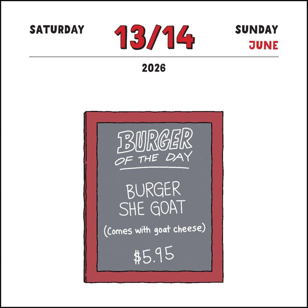 Bobs Burgers 2026 Desk Calendar Third Alternate Image