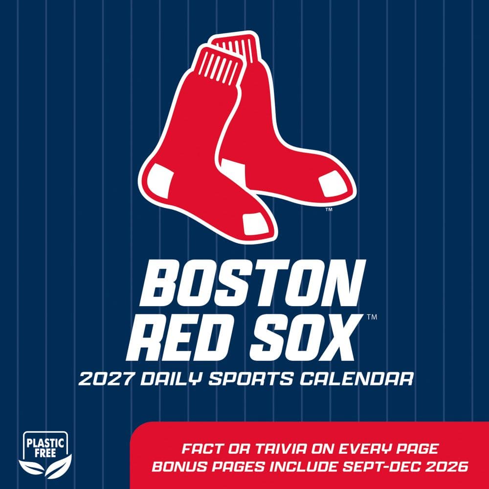 MLB Boston Red Sox 2027 Desk Calendar First Alternate Image