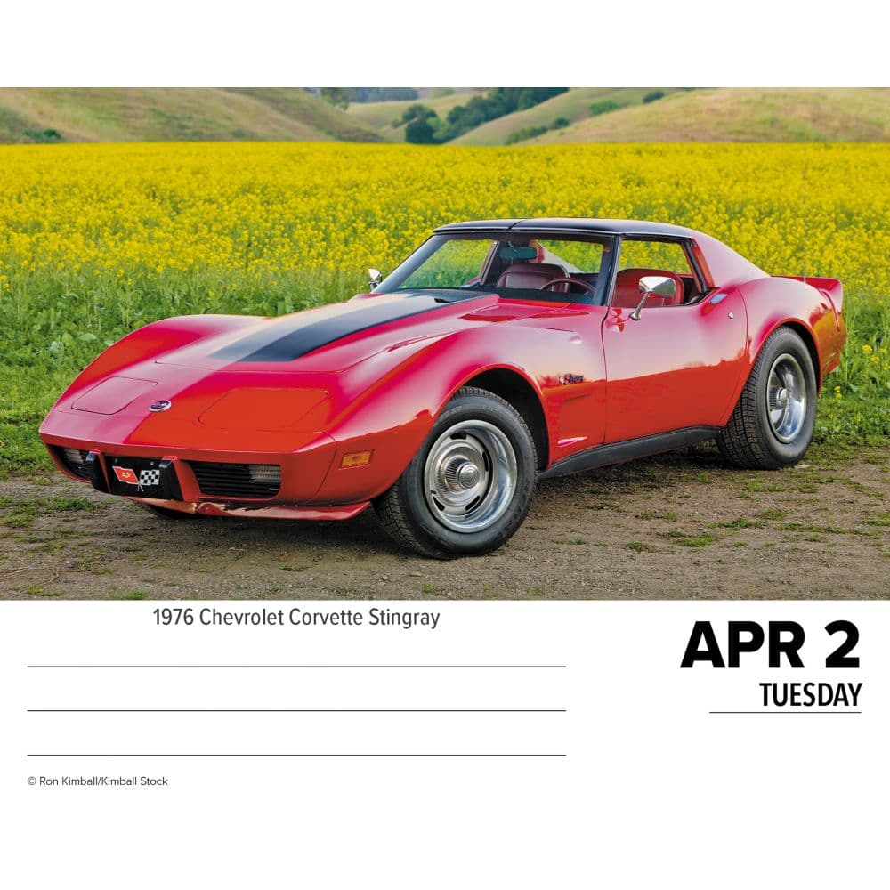 American Muscle Cars 2024 Desk Calendar Alternate Image 2