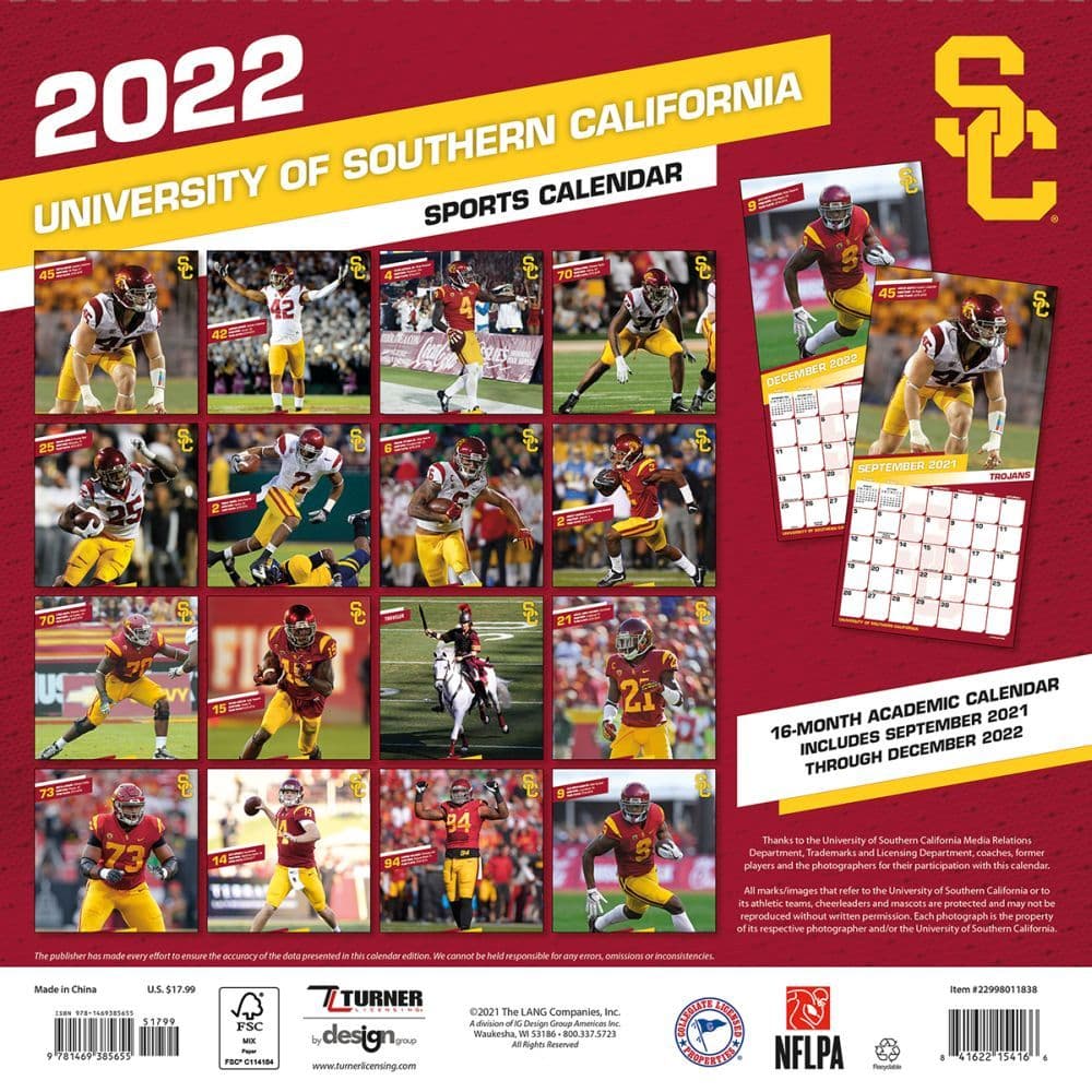 Usc 2023 Calendar Printable Calendar 2023