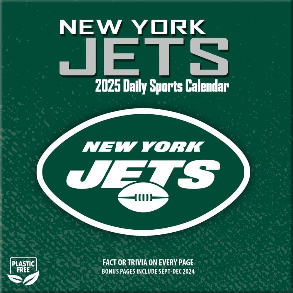 NFL New York Jets 2025 Desk Calendar Sixth Alternate Image