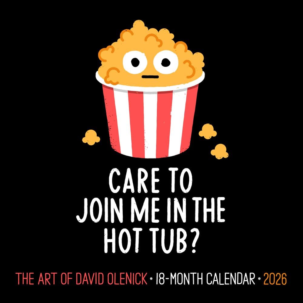 The Art of David Olenick 2026 Mini Wall Calendar Main Image