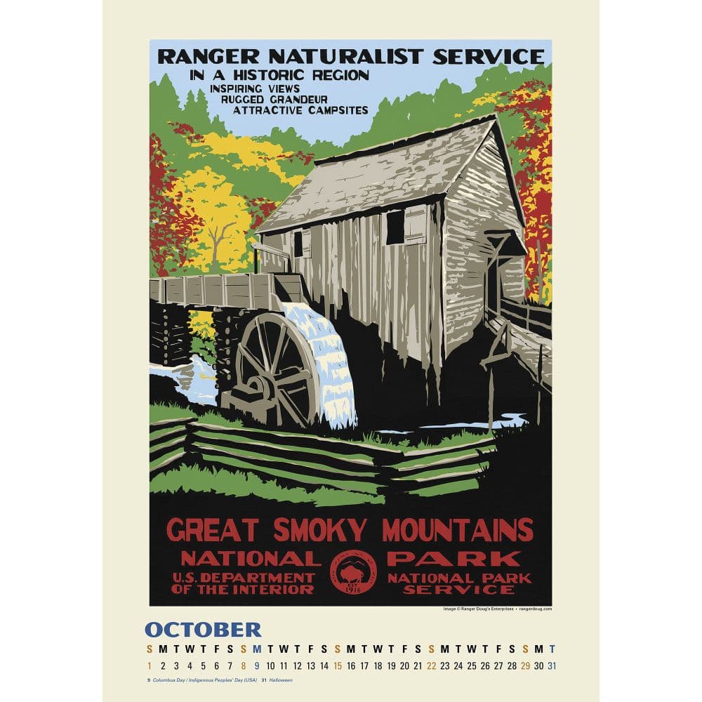 National Parks Poster 2023 Calendar - Calendars.com