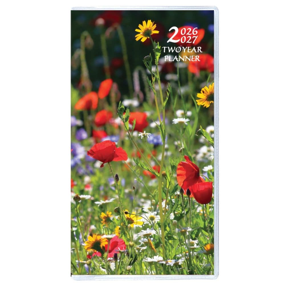 Wildflower 2 Year 2026 Pocket Planner Main Product Image