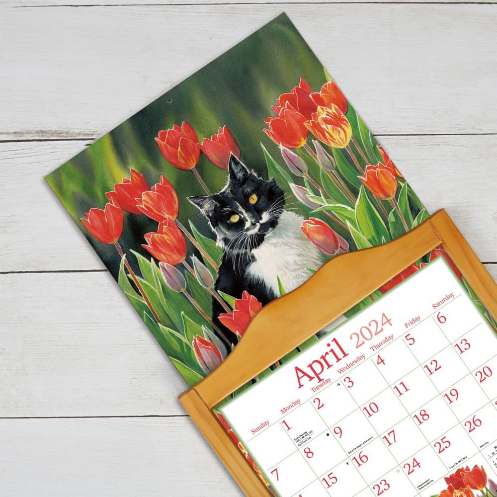 Cats In The Country 2024 Wall Calendar