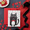 image Cat With Glasses Valentine&#39;s Day Card Seventh Alternate Image width=&quot;1000&quot; height=&quot;1000&quot;