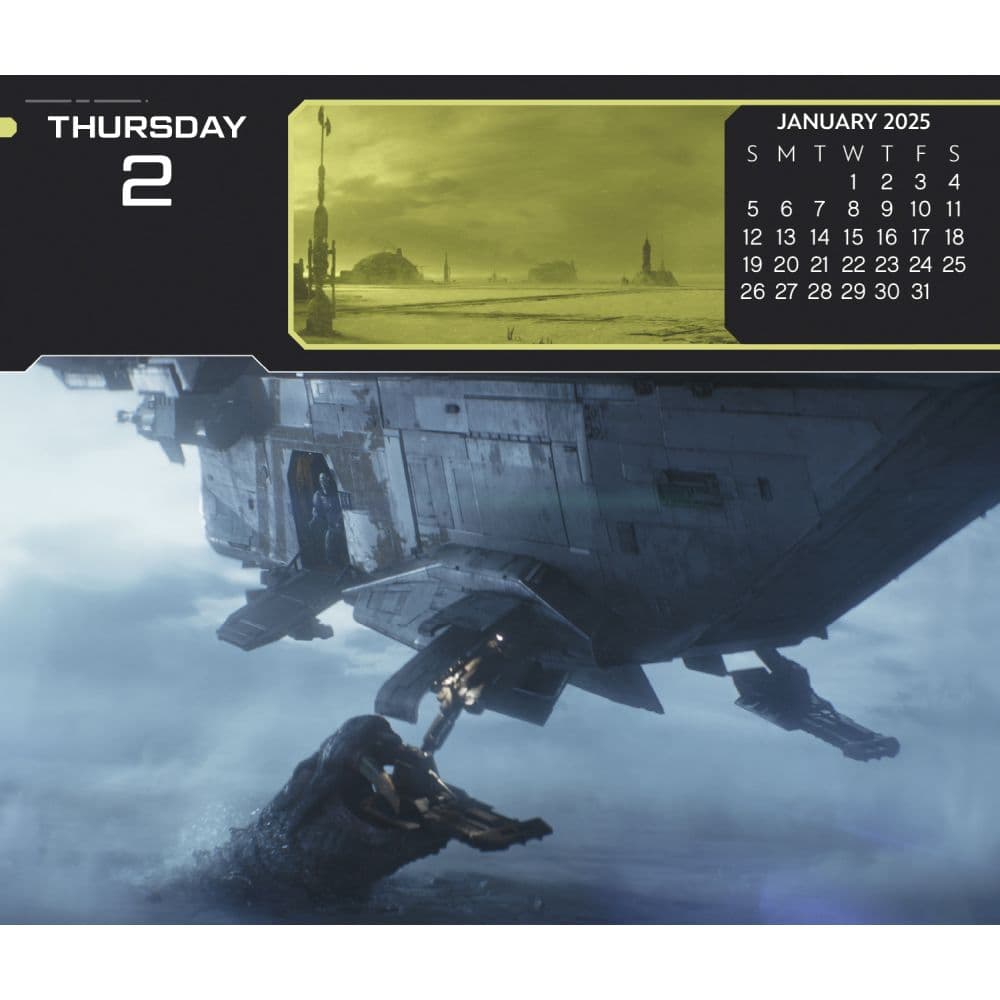 Mandalorian The Child Star Wars 2025 Desk Calendar Third Alternate Image width=&quot;1000&quot; height=&quot;1000&quot;