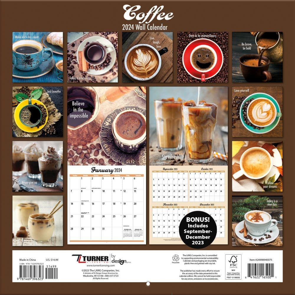 Coffee Photo 2024 Wall Calendar First Alternate 
Image width=&quot;1000&quot; height=&quot;1000&quot;