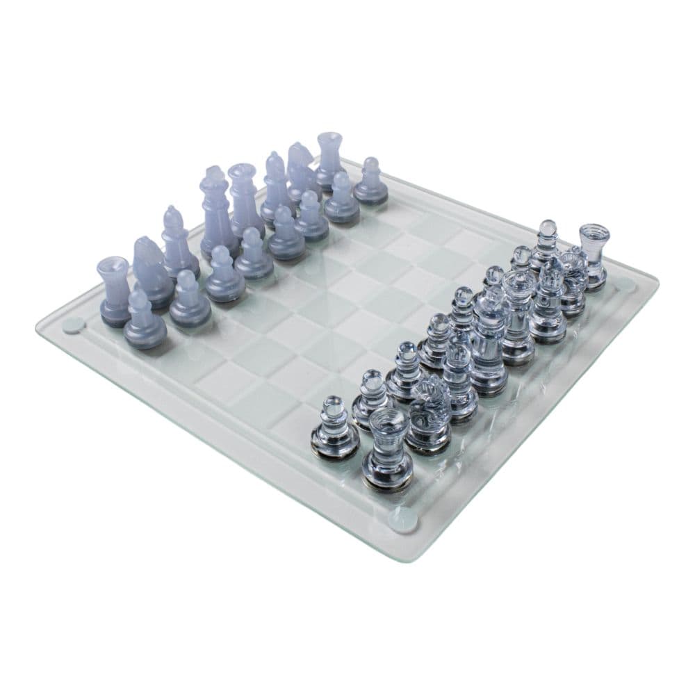 Plastic Chess Set with Glass Chessboard Fourth Alternate Image