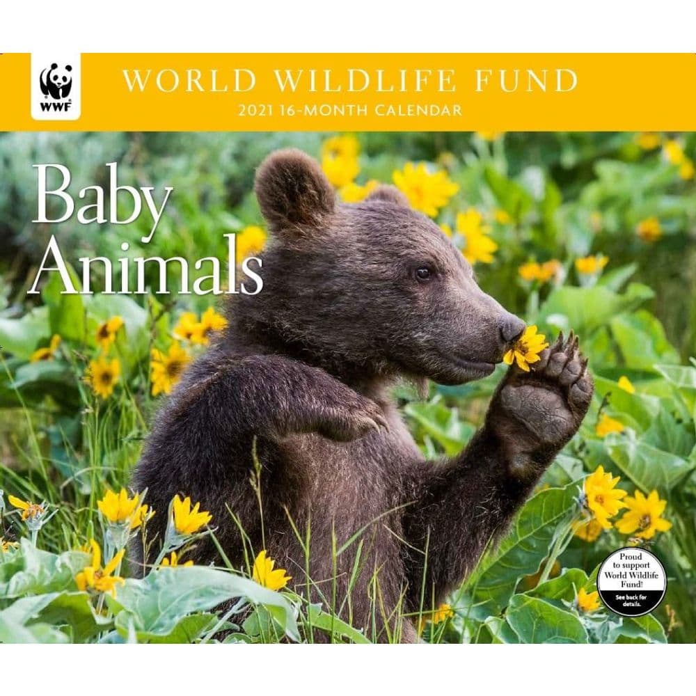 Baby Animals WWF Wall Calendar