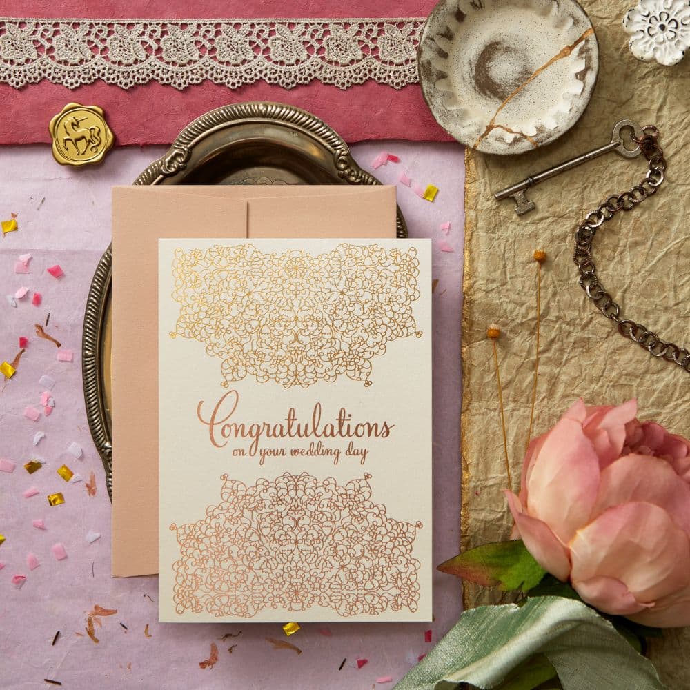 Metallic Mandalas Wedding Card Ninth Alternate Image width=&quot;1000&quot; height=&quot;1000&quot;