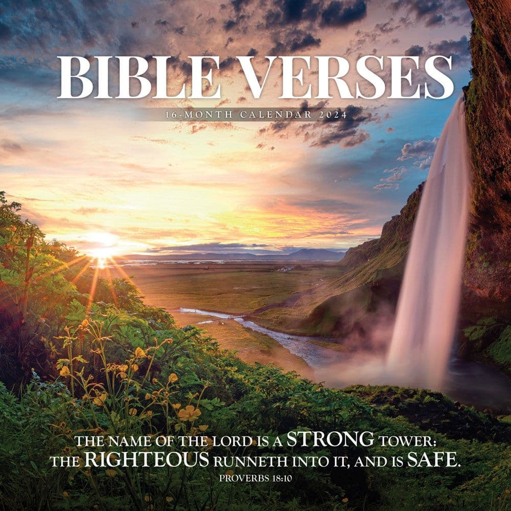 Bible Verses 2025 Wall Calendar