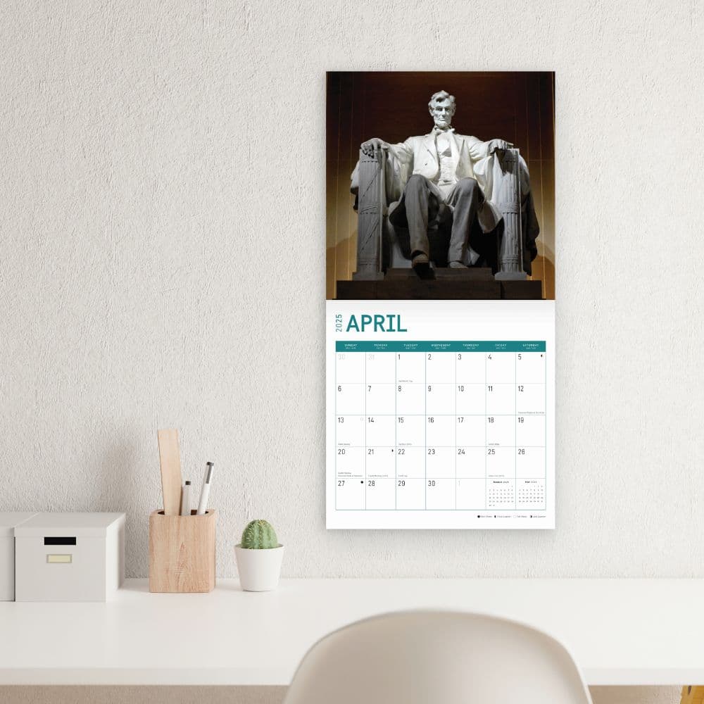 Washington DC 2025 Wall Calendar