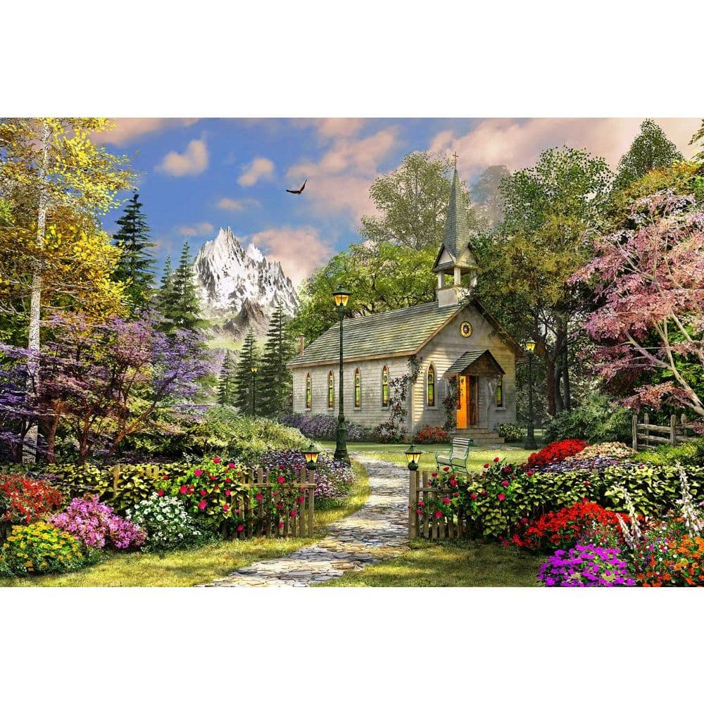 Mountain View Chapel 500pc Puzzle Main Image
